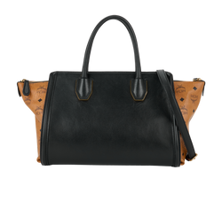 Medium Viestos Tote,Leather, Black, D6101, S,2*